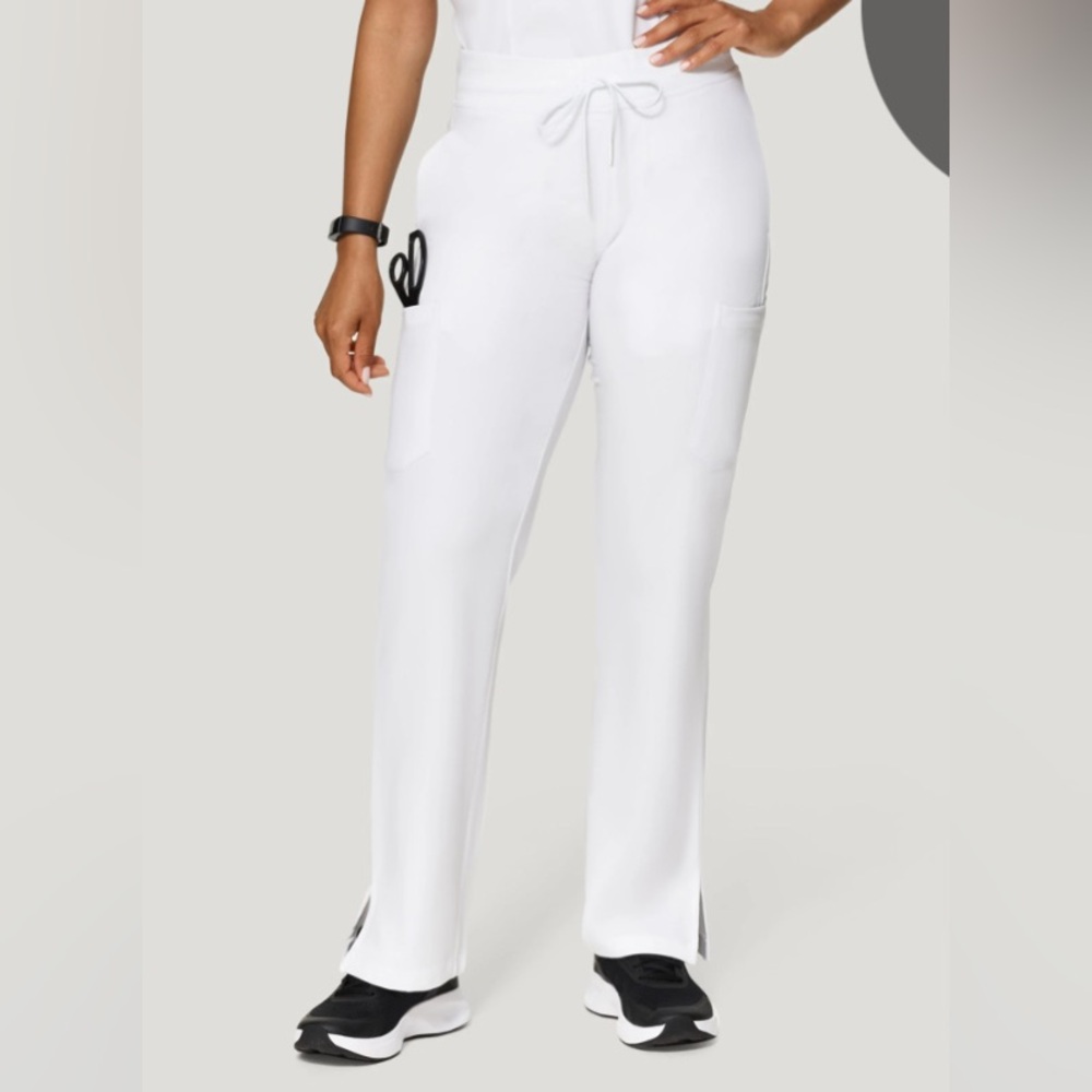 Mandala White Scrub Bottoms